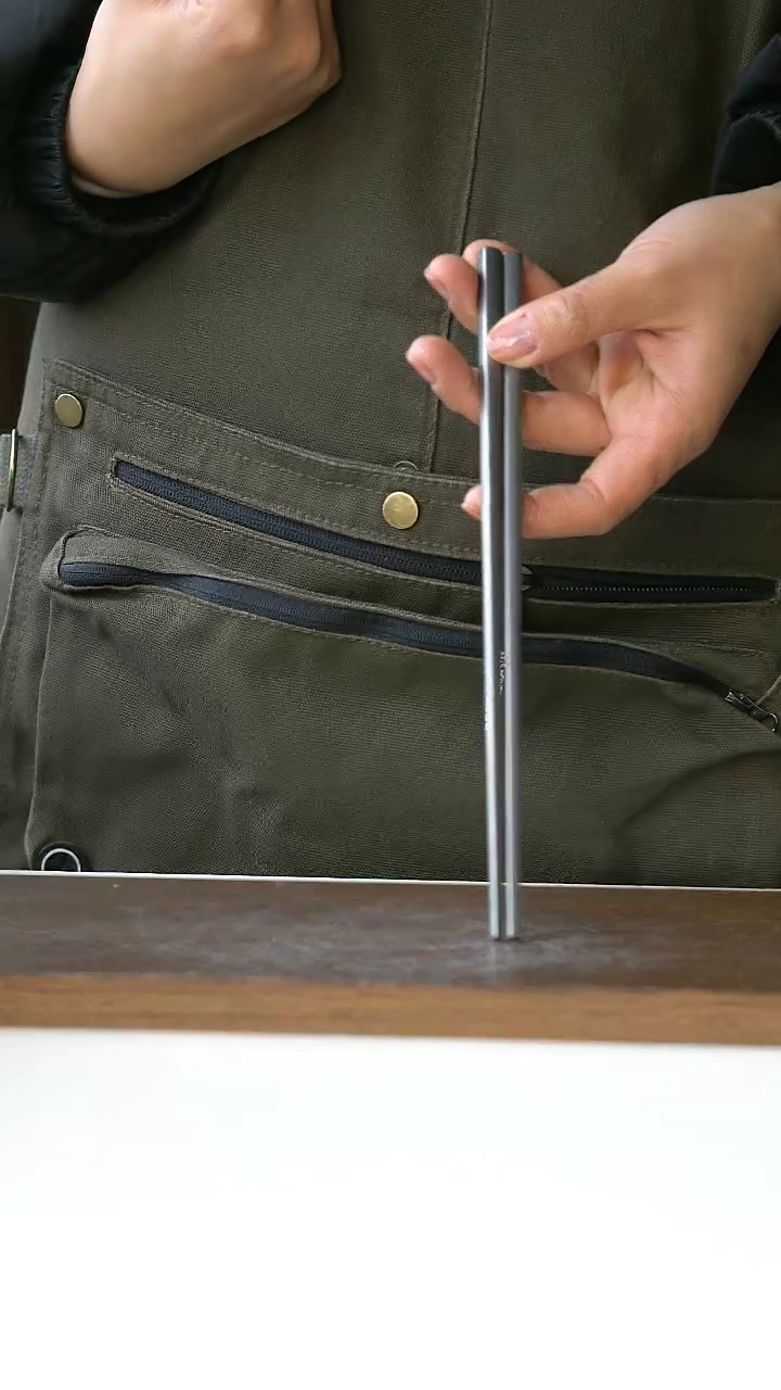 【闪购商品】陶瓷雪花复古银筷子@4-2@