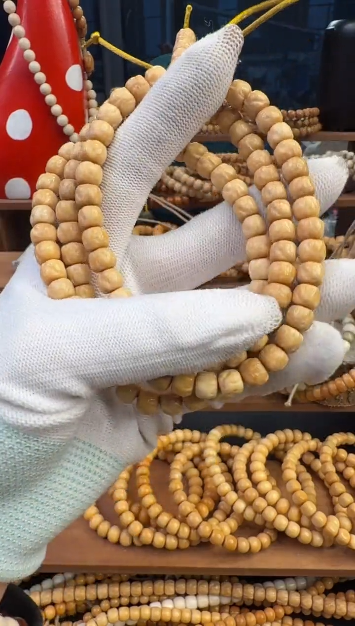 【闪购商品】菩提根/象牙果手串禅宗脖挂长串微月卡8