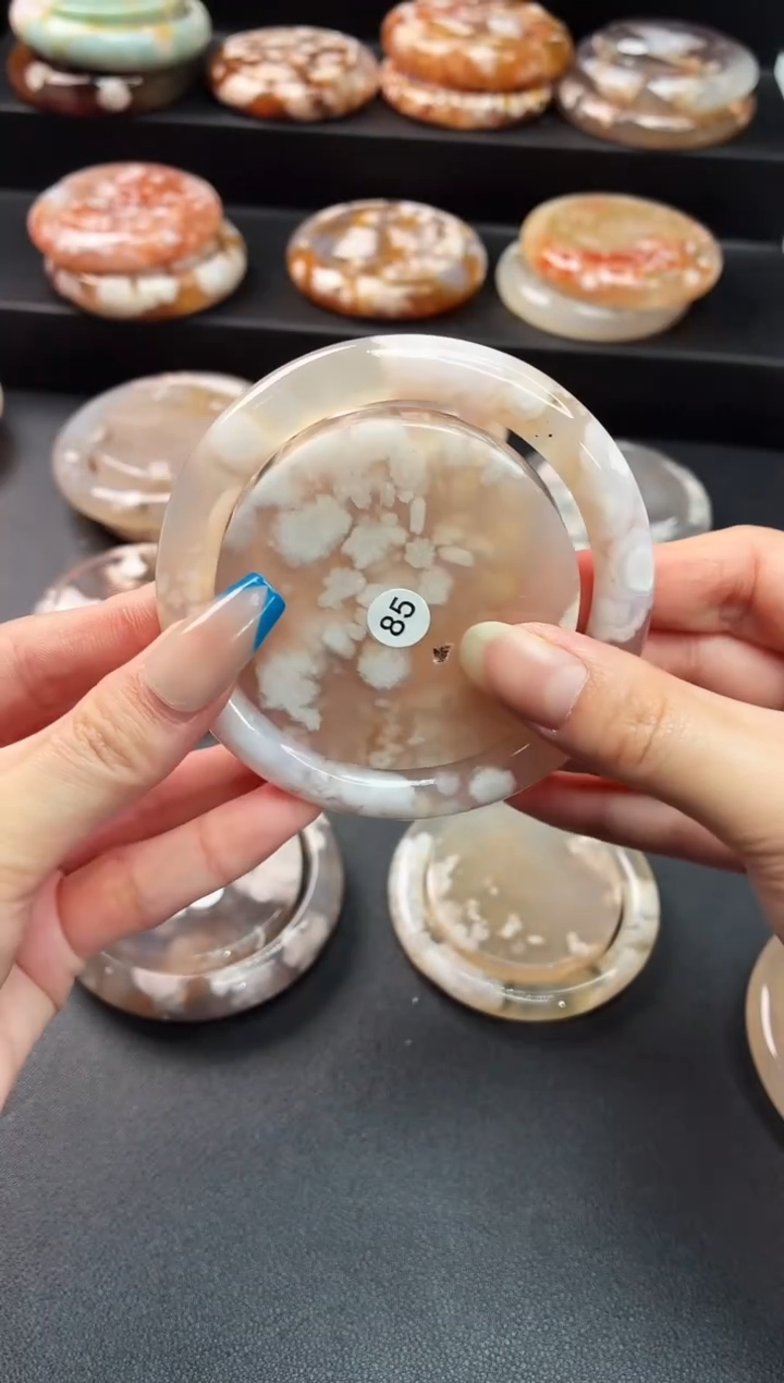 手镯玛瑙/玉髓未镶嵌石英质玉63圈60/61/62带(赠送镯心)