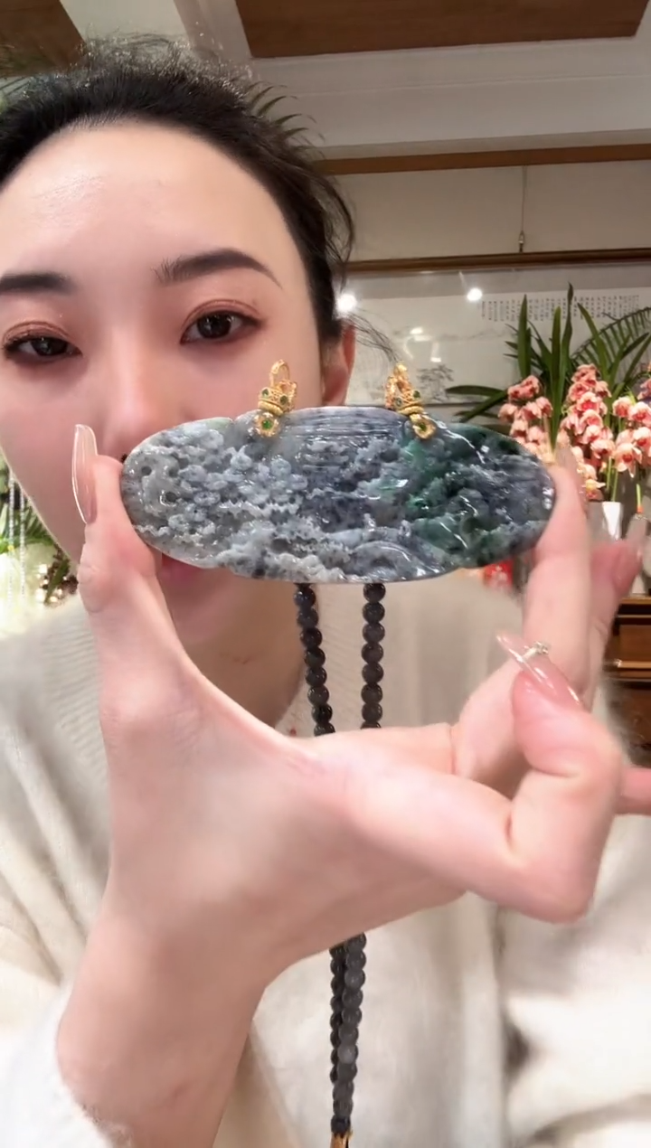 【闪购商品】翡翠颈饰未镶嵌国风