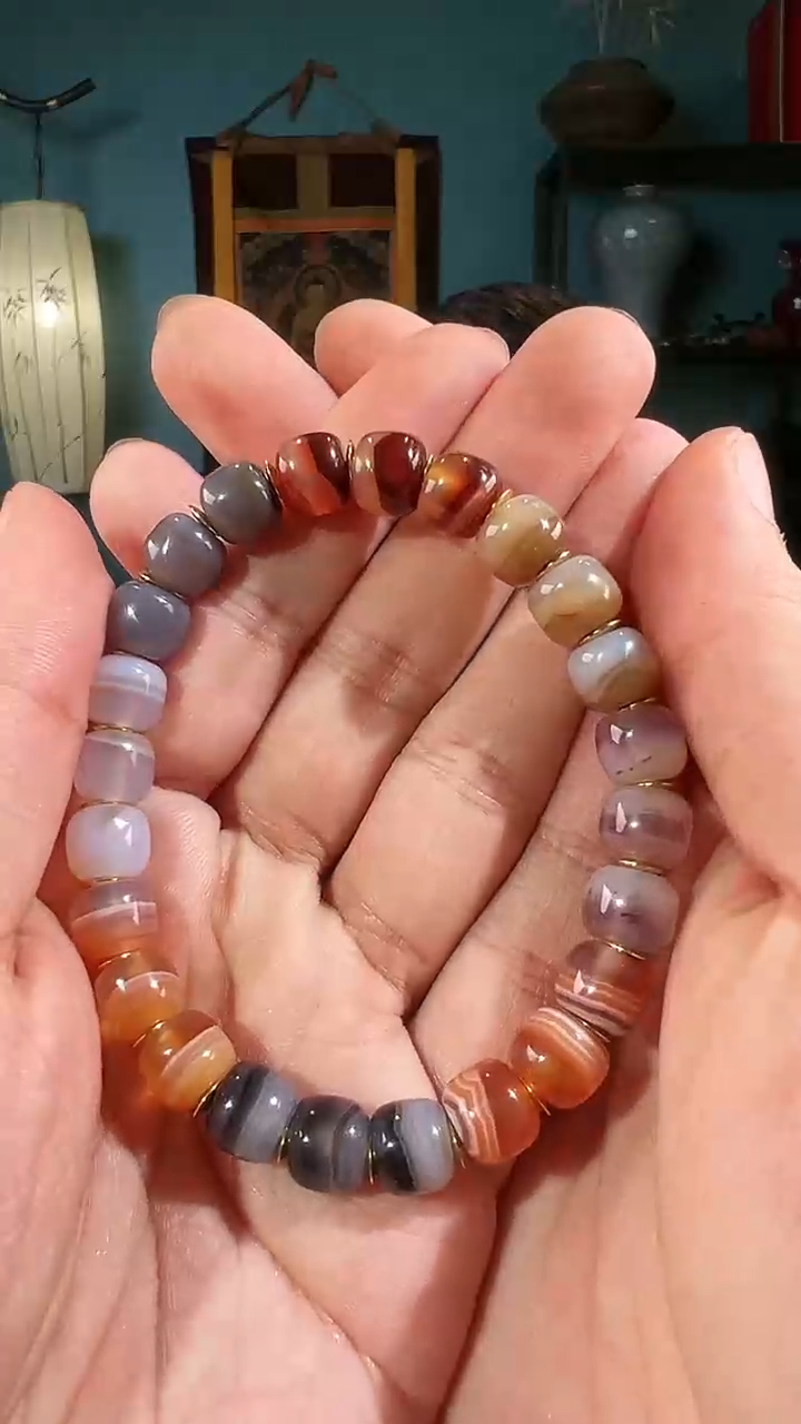 【闪购商品】玛瑙/玉髓手串未镶嵌老珠改