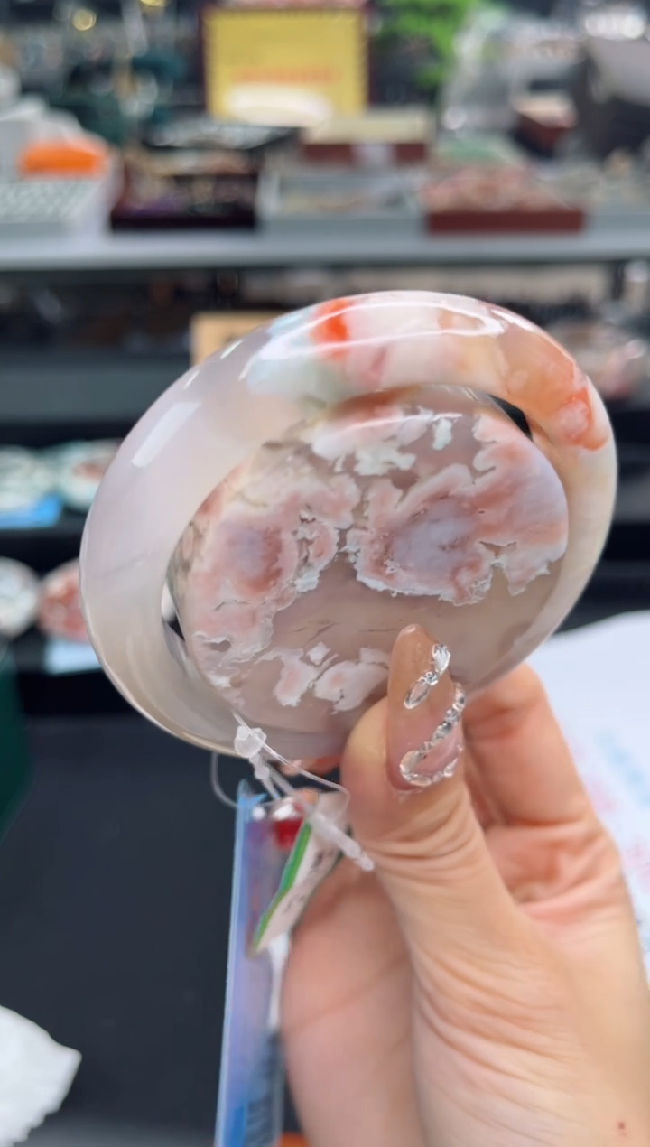 【闪购商品】石英质玉手镯未镶嵌56圈口（赠品镯心）S9362505