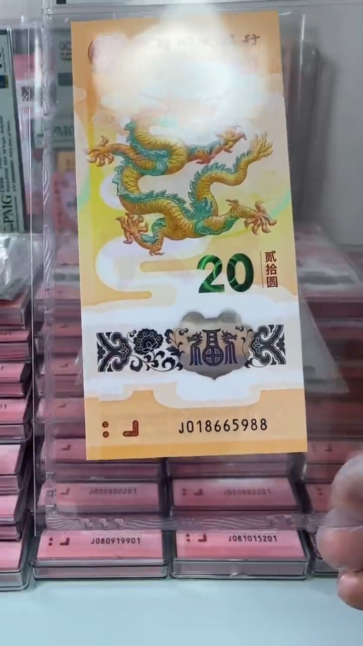 【闪购商品】塑料018665988-龙钞单张68分