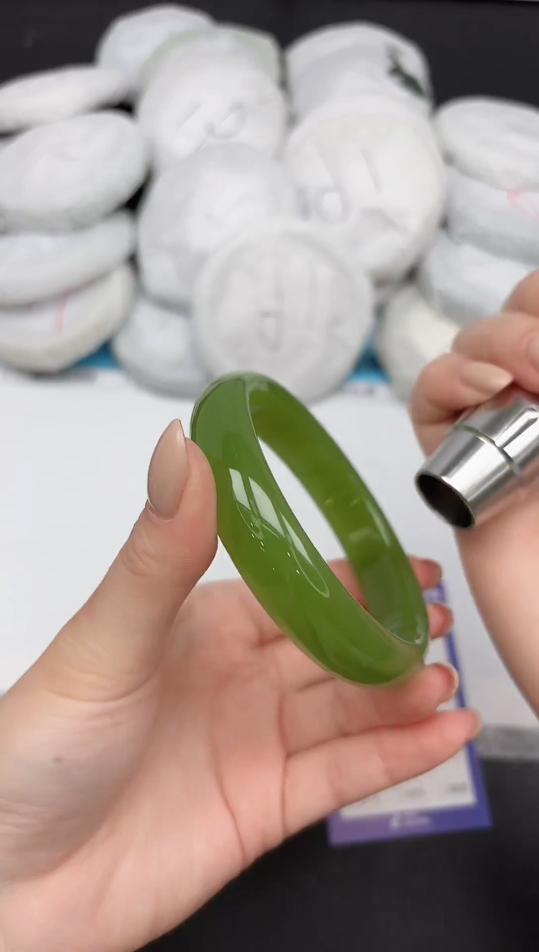 未镶嵌手镯石英质玉305/6061