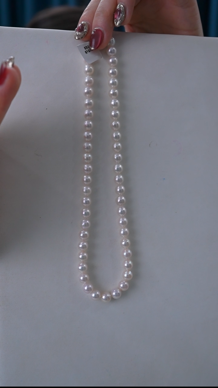 【闪购商品】海水珍珠颈饰未镶嵌8-9mm akoya项链