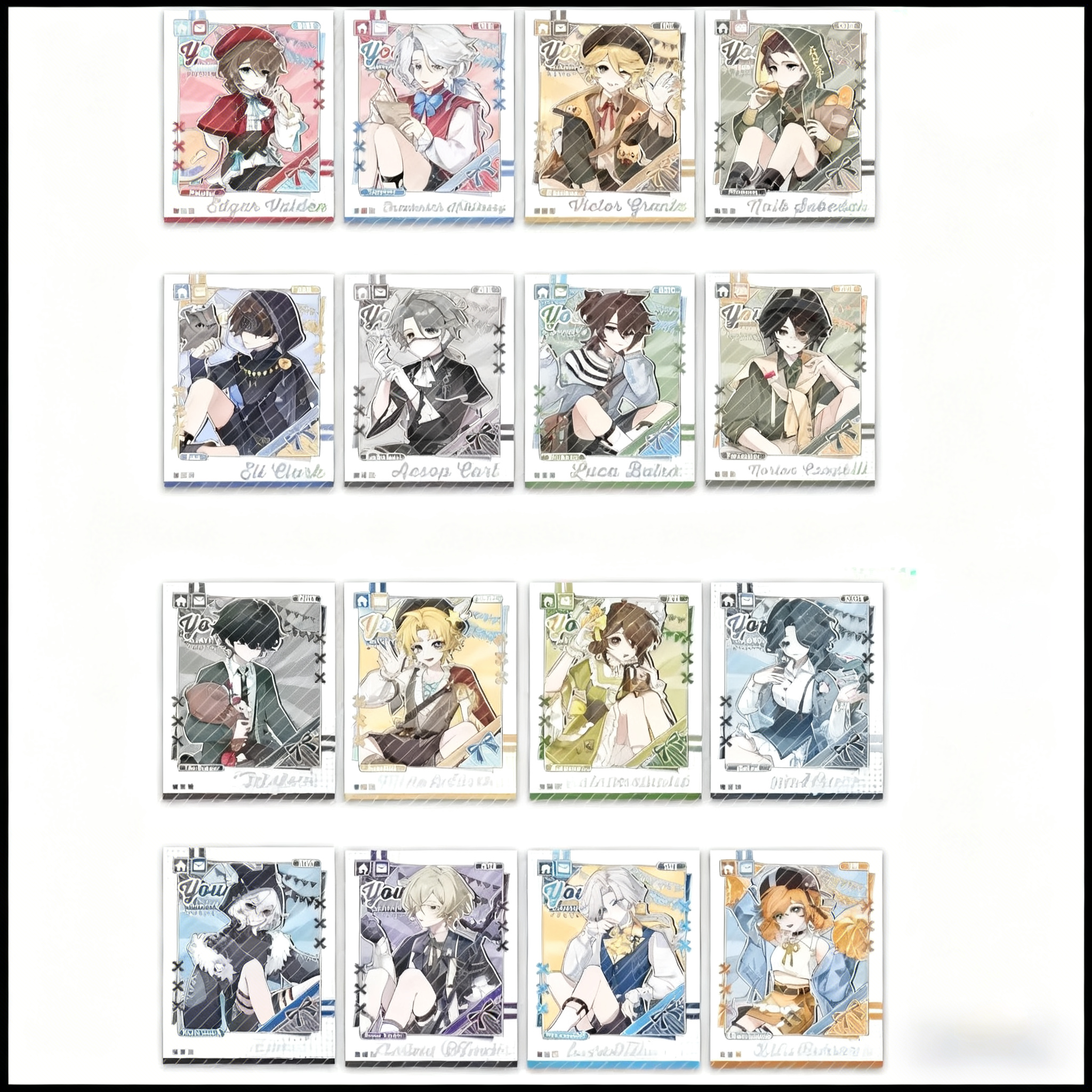 第五人格少年时系列拍立得同人授权周边（代拆）