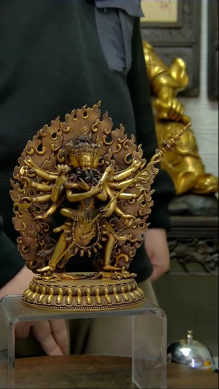 【闪购商品】胜乐金刚铜像造像铜像收藏