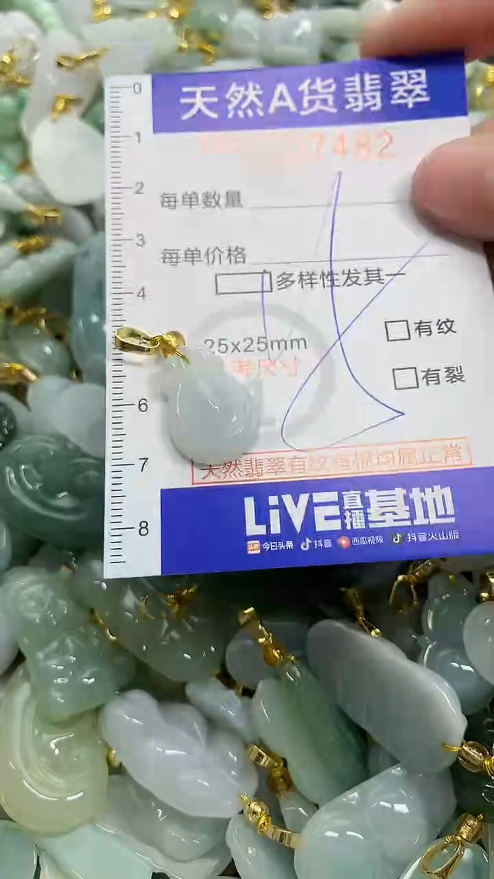 颈饰未镶嵌翡翠天然A货翡翠