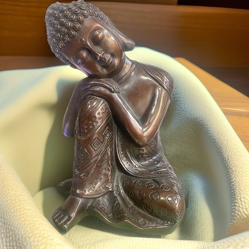 全铜东南亚风格睡佛摆件