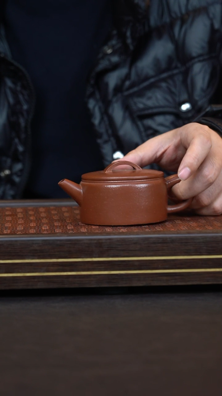 【闪购商品】紫砂茶壶lxc 红降坡 汉瓦 孤品