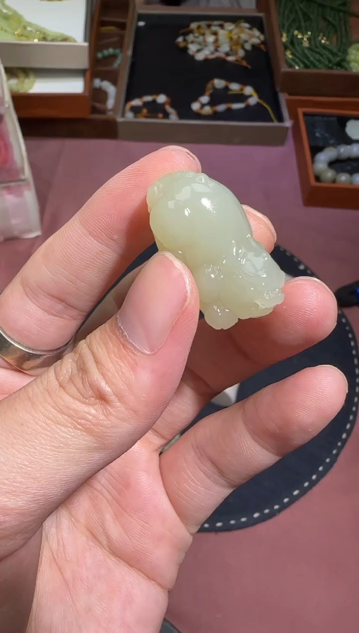 和田玉未镶嵌吊坠(不含链)【钰616】13 7021