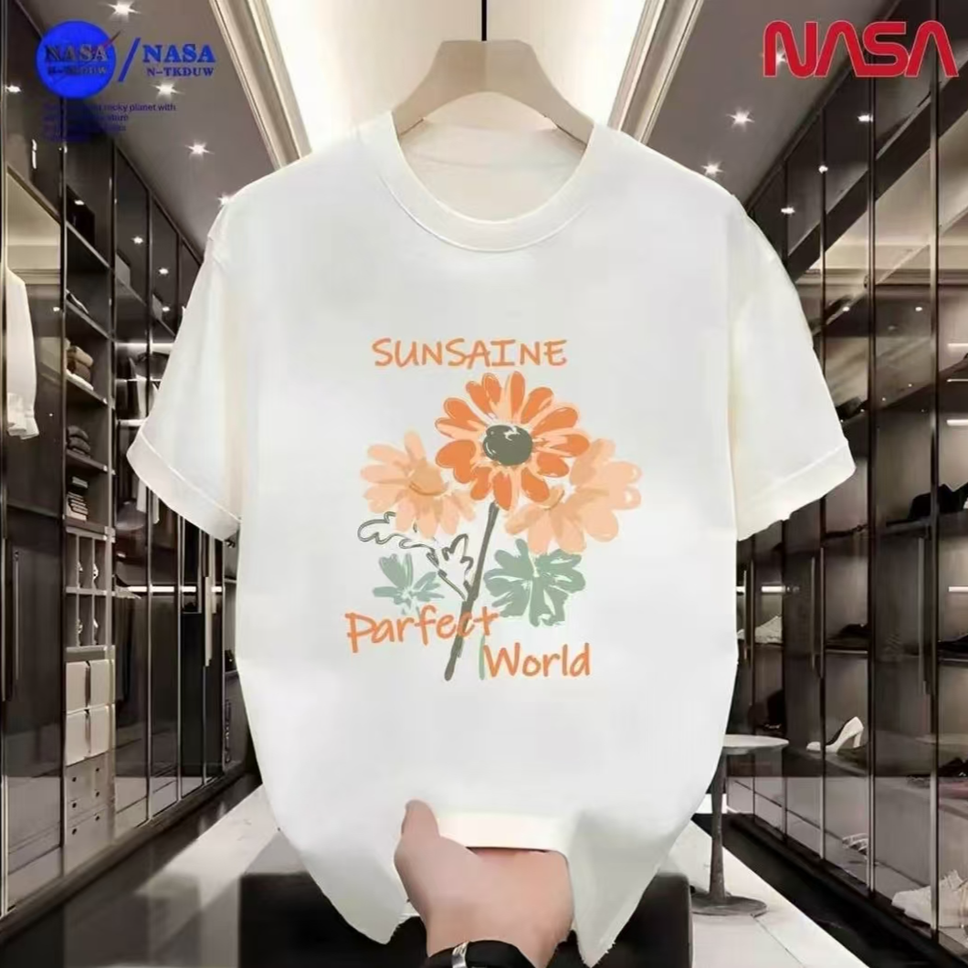 NASA联名夏季短袖T恤时尚男女同款A-081