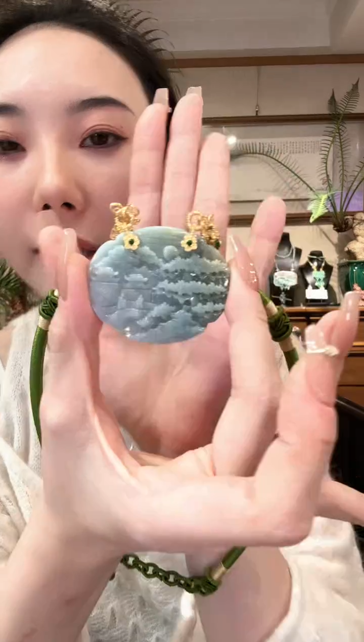 【闪购商品】翡翠颈饰未镶嵌国风