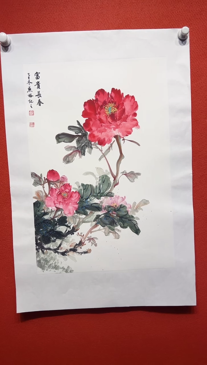 国画秦燕格国画手绘作品Y6