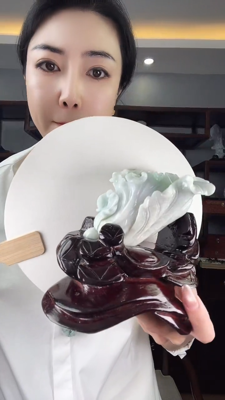 【闪购商品】翡翠摆件未镶嵌白菜