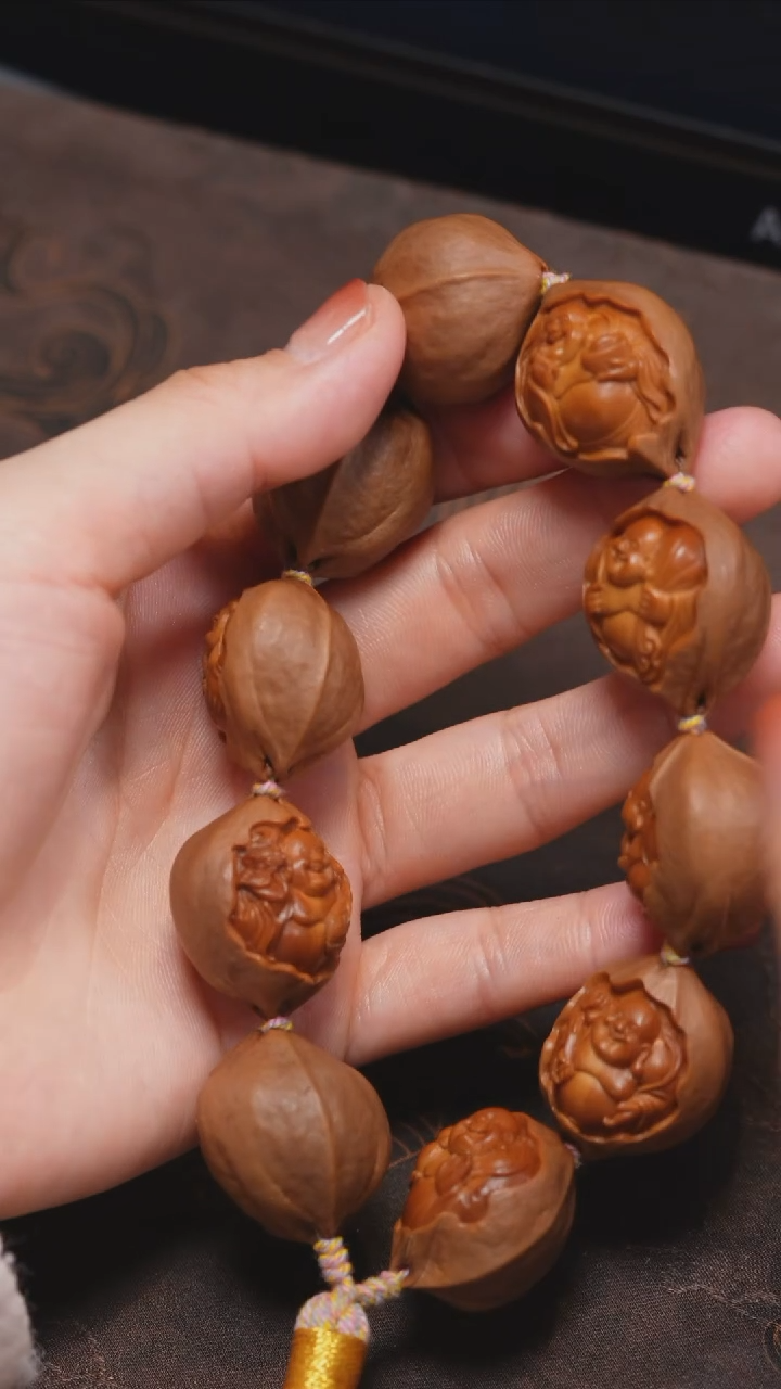【闪购商品】橄榄核手串/手链原皮弥勒