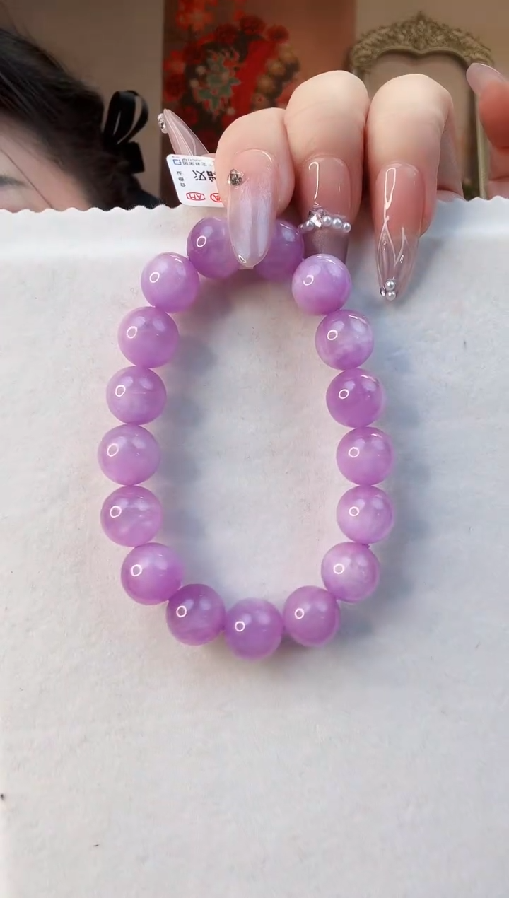 【闪购商品】锂辉石手串未镶嵌手串约12.5mm