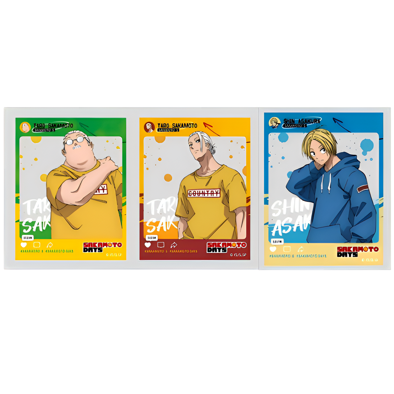 【坂本日常】【快闪限定】正版授权官谷坂本日常快闪限定透卡