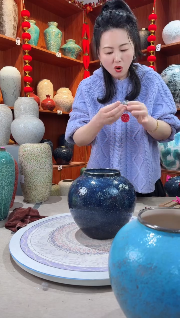 【闪购商品】瓶陶瓷花瓶 无花 微瑕a212 