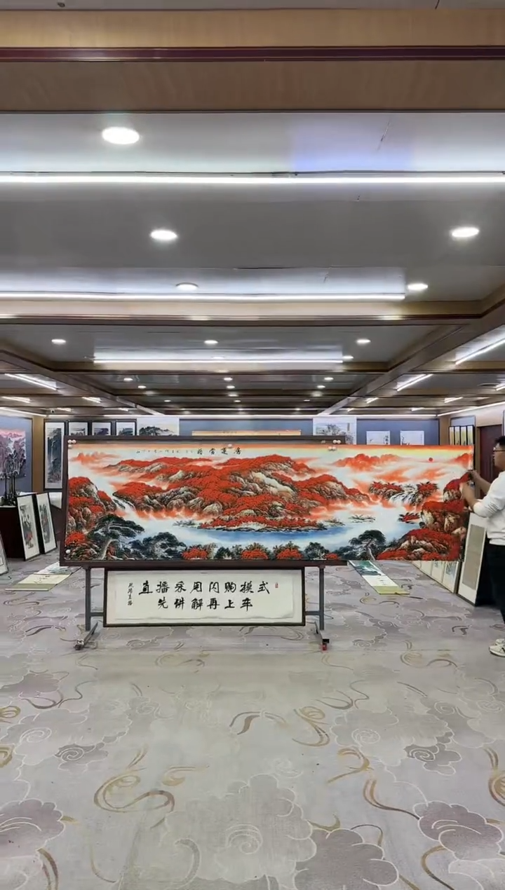 绘画一-刘雪红-小丈二-山水国画