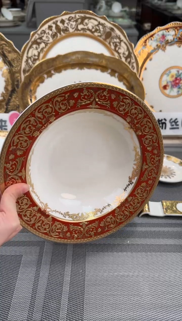 【闪购商品】瓷片8.5英寸草帽盘福利款 2个