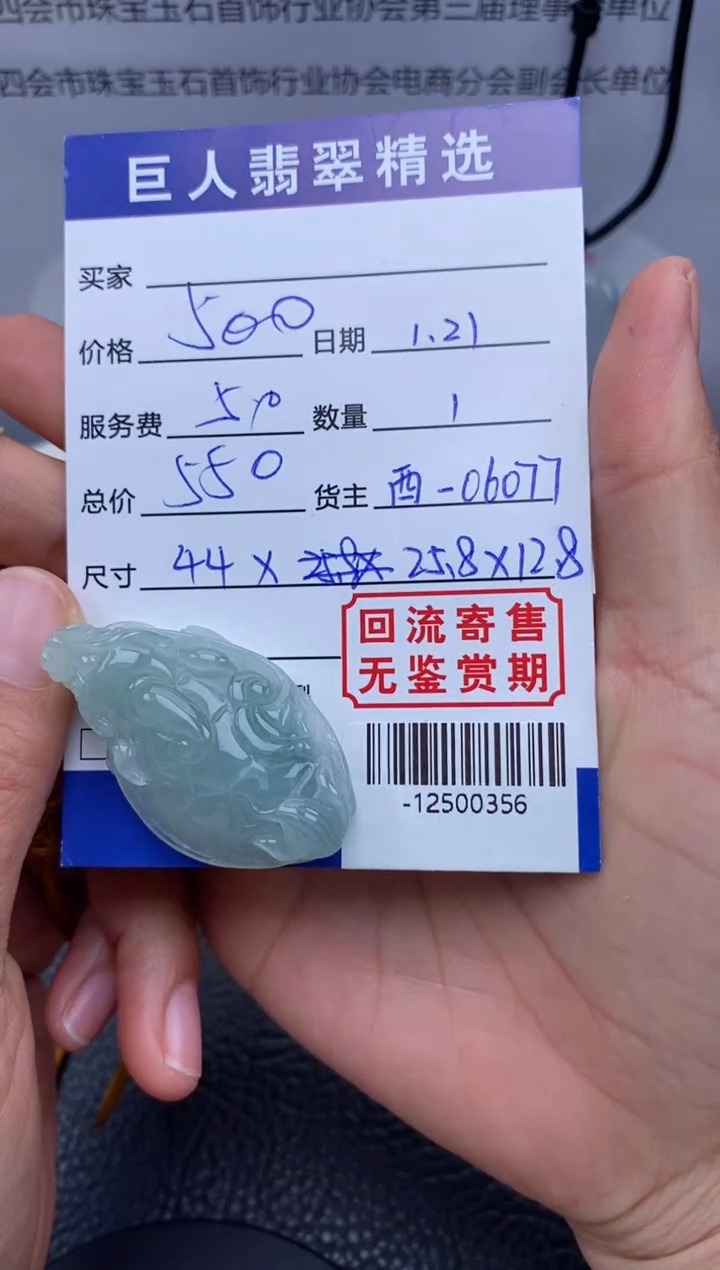 【闪购商品】翡翠颈饰未镶嵌多人-12500356