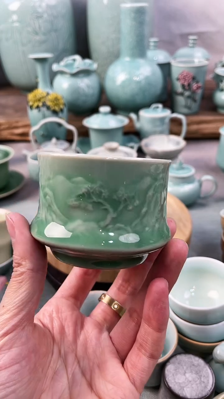 【闪购商品】福利款 慧仙青瓷 瓷器 主人杯