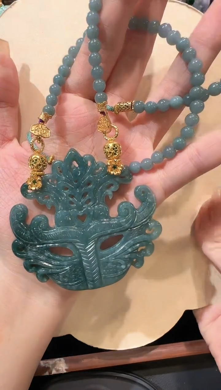 【闪购商品】翡翠颈饰未镶嵌国风