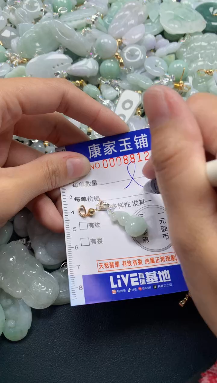 颈饰未镶嵌翡翠8812