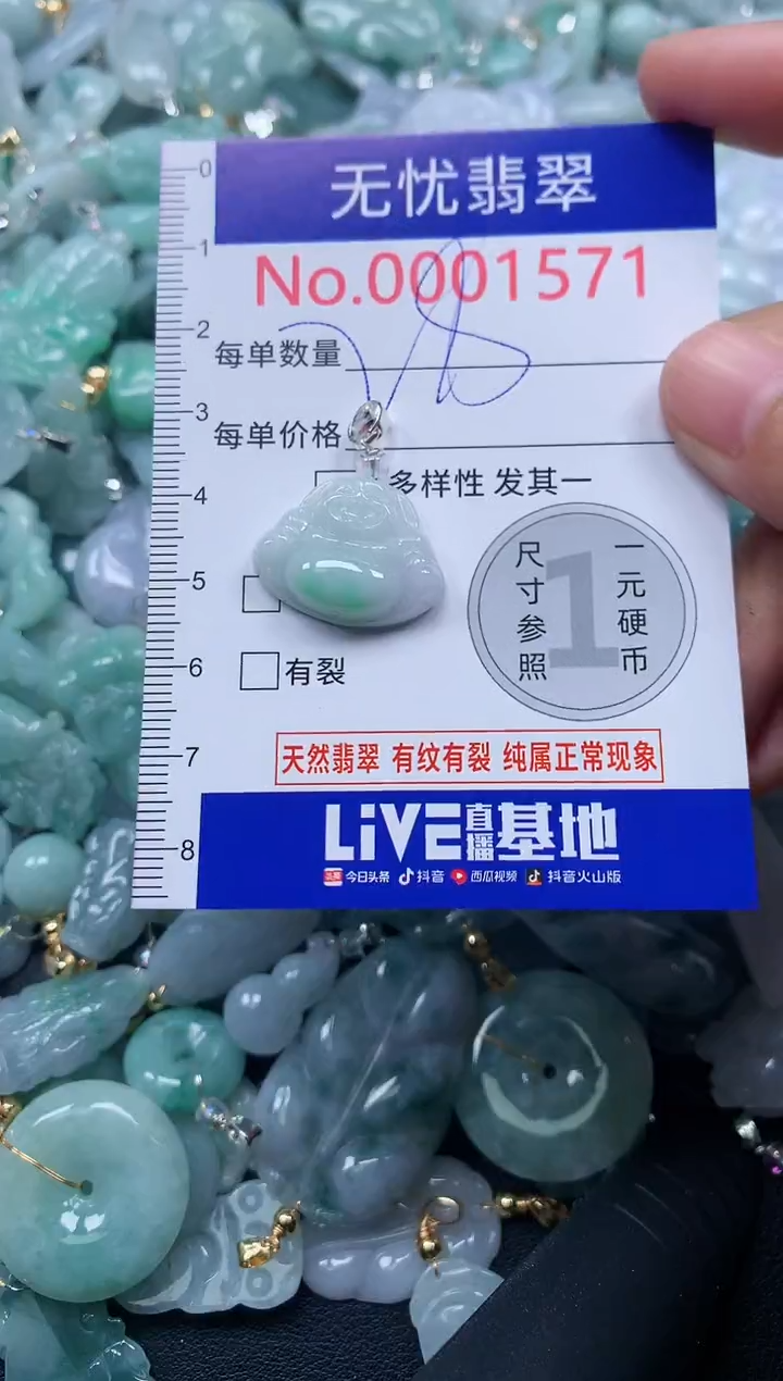 颈饰未镶嵌翡翠1571