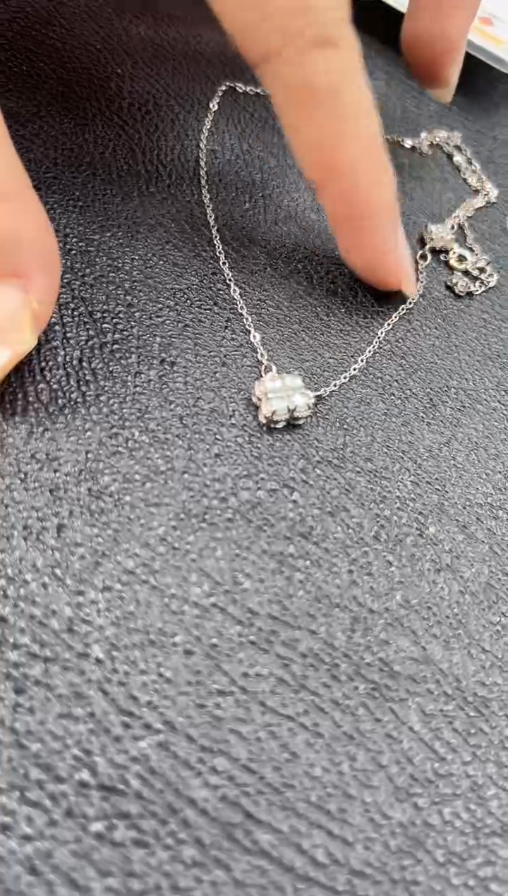 【闪购商品】翡翠颈饰银S925镶嵌1052398305