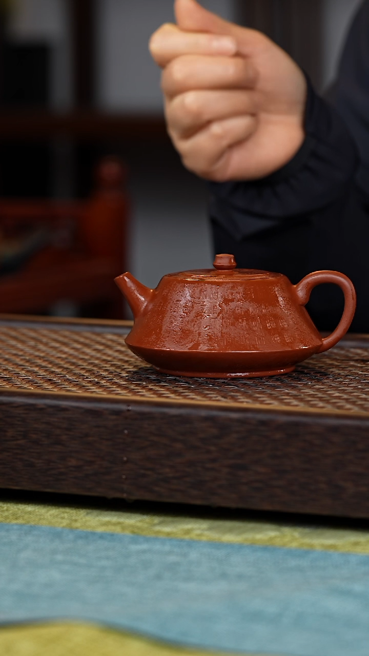 【闪购商品】紫砂茶壶柱础宜兴紫砂壶150cc