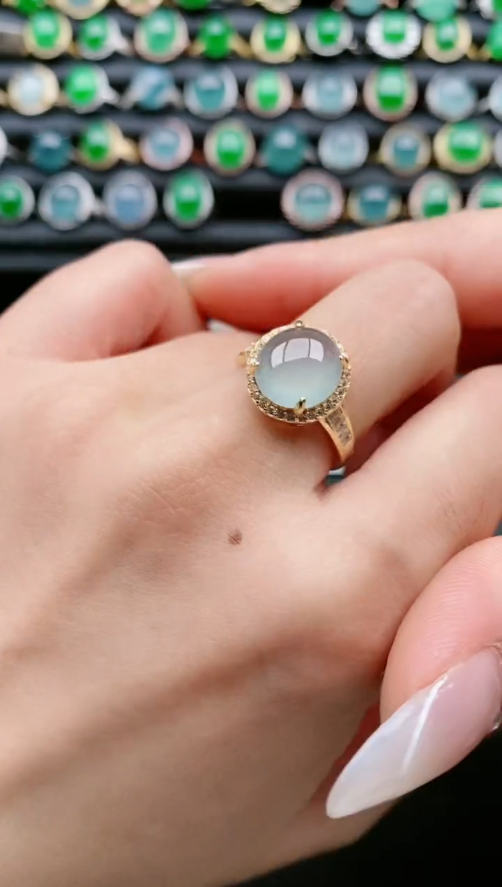 【闪购商品】翡翠戒指银S925镶嵌1111111111