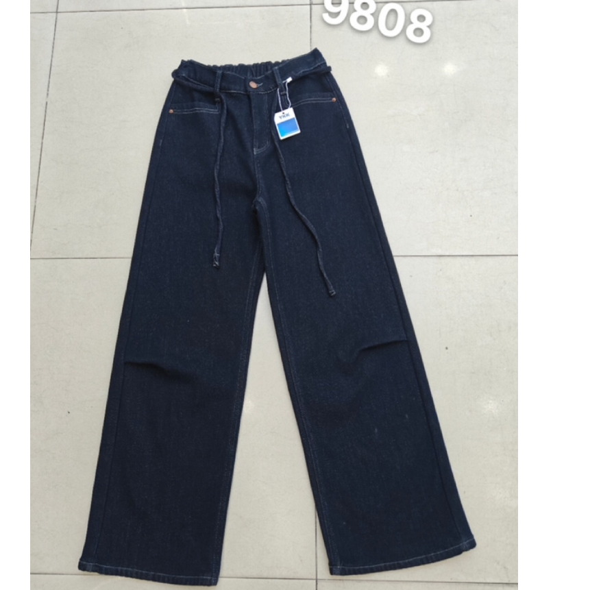 【南油玲姐】蓝色加绒新款牛仔裤9808