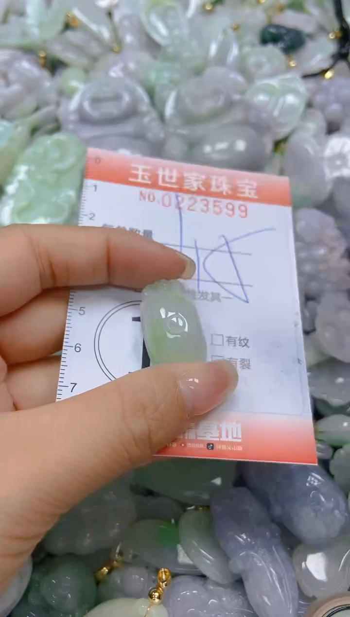翡翠未镶嵌颈饰闪购0223599