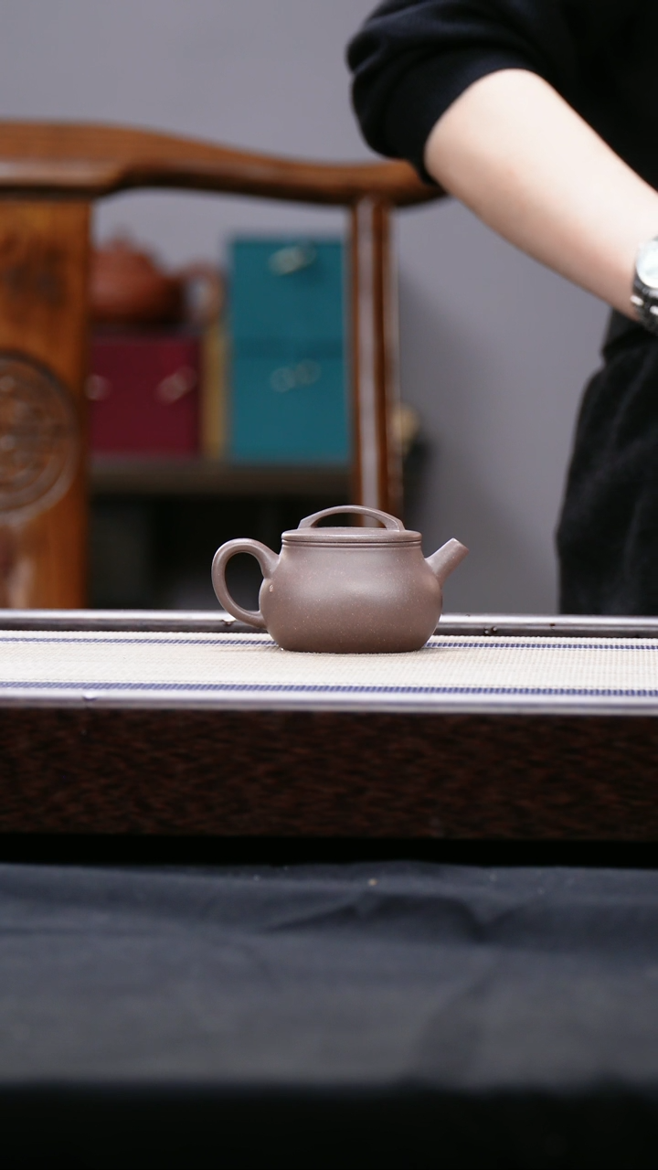 【闪购商品】紫砂茶壶大水谭天青 小瓦当