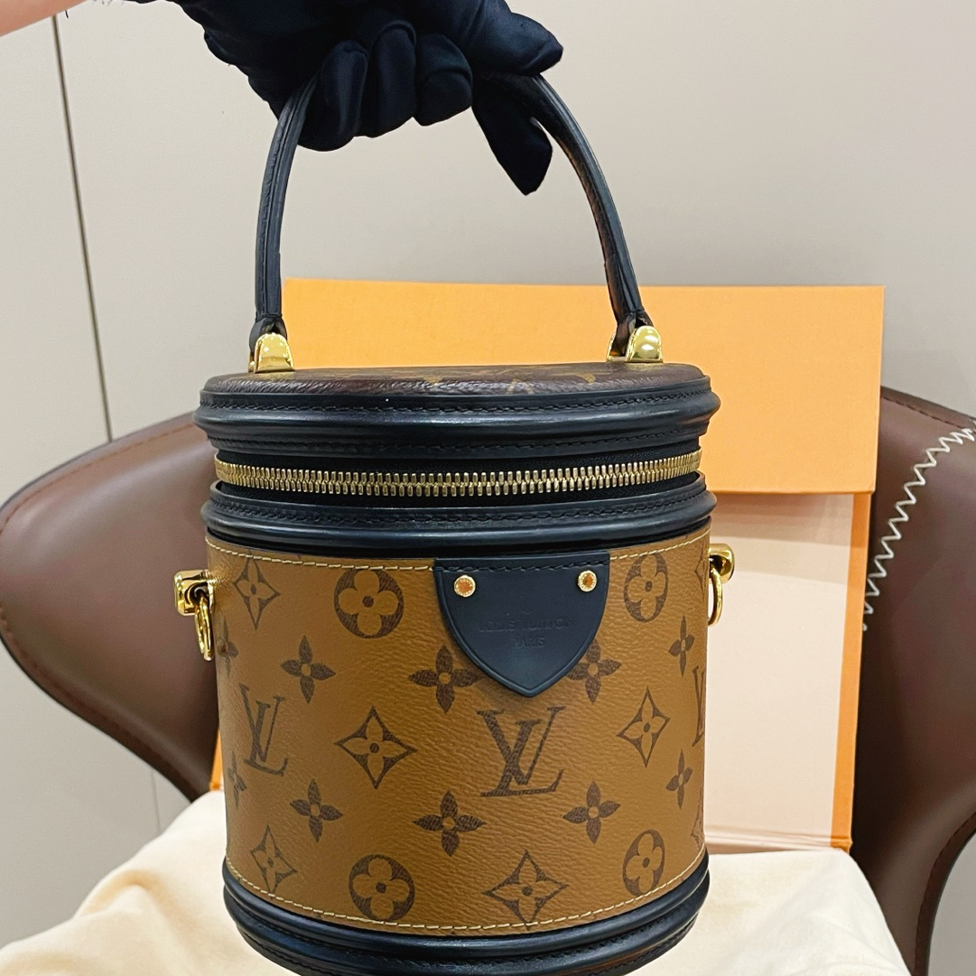 99新 LouisVuitton/路易威登 cannes发财桶 手提单肩包 /7ZK39637