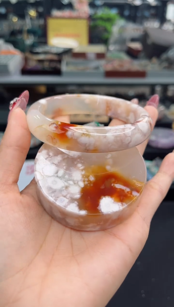 【闪购商品】石英质玉手镯未镶嵌65圈口（赠品镯心）3354599