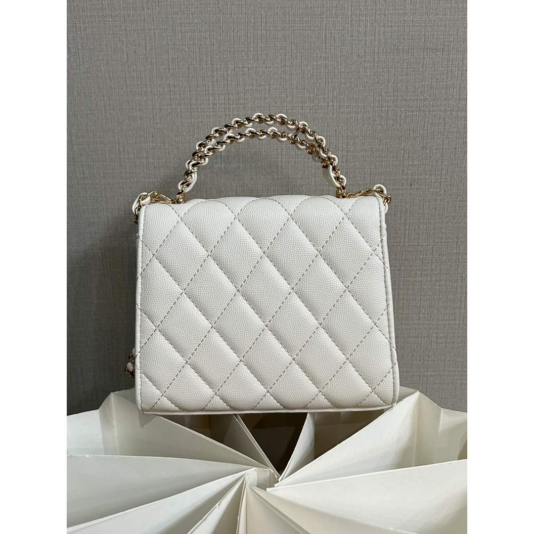 潮流打造真皮女士潮流包 10924 白色