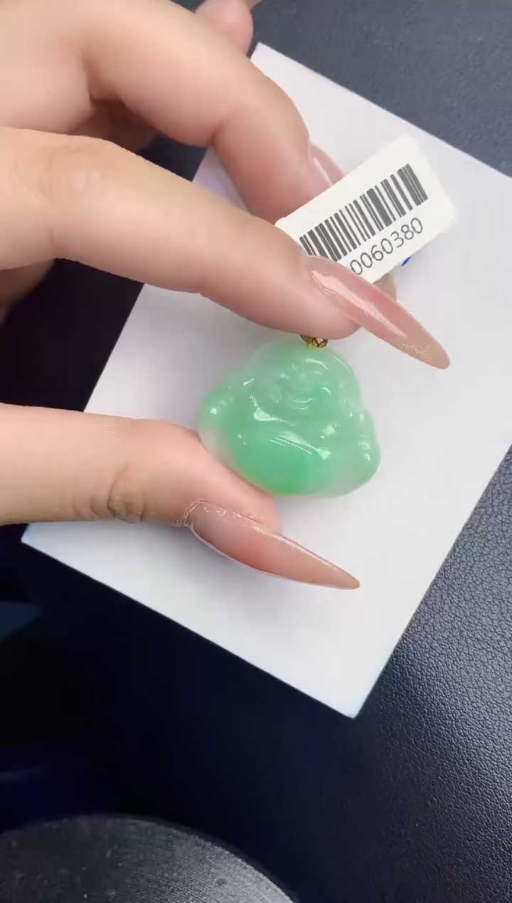 【闪购商品】翡翠颈饰18K金镶嵌000000000