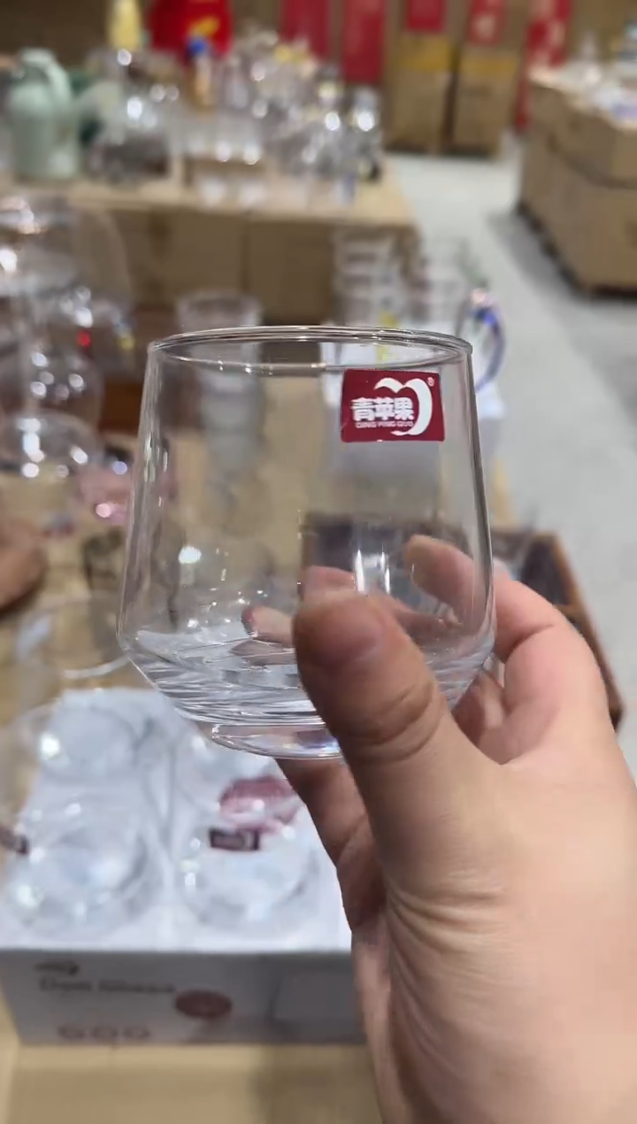 【闪购商品】水晶玻璃无盖款青苹果直播价*6
