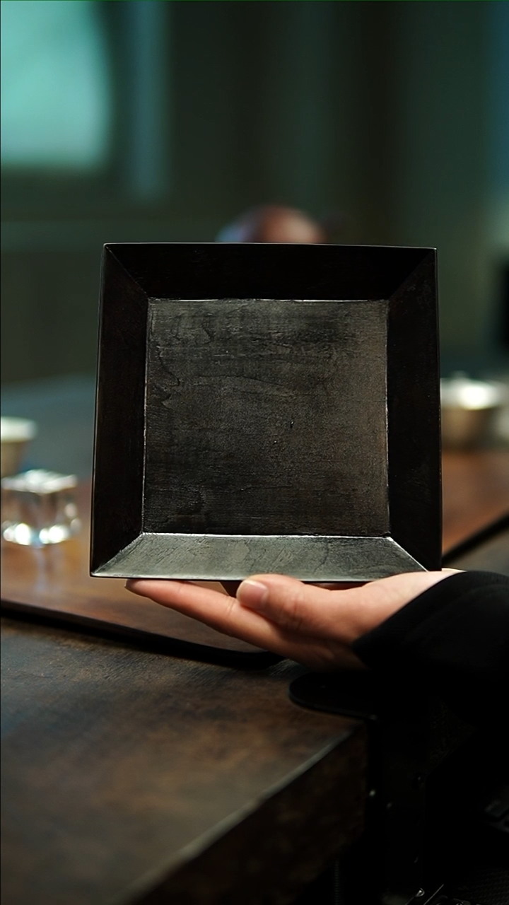 【闪购商品】西屋纸胎大漆方形壶承