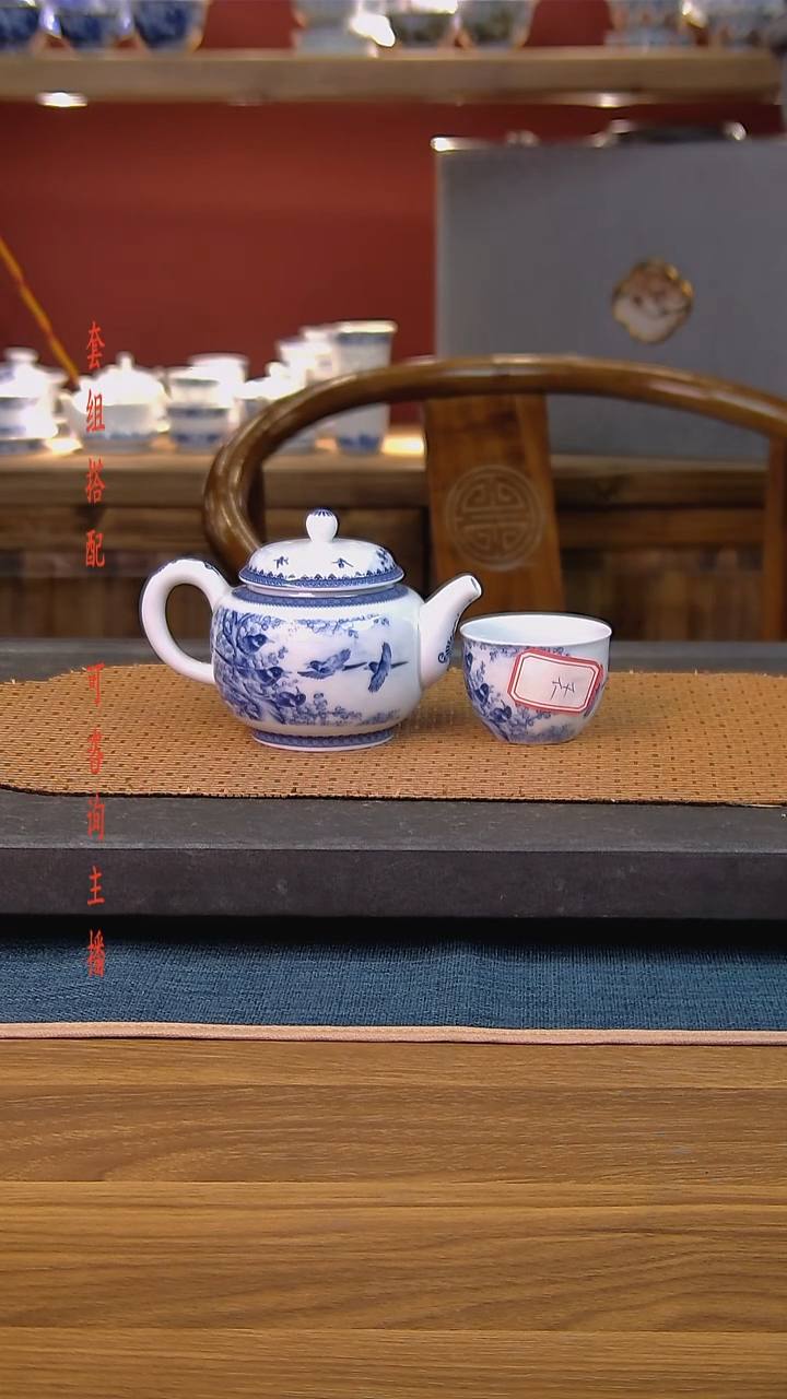 。*简装家用款5件套 白瓷陶瓷茶具