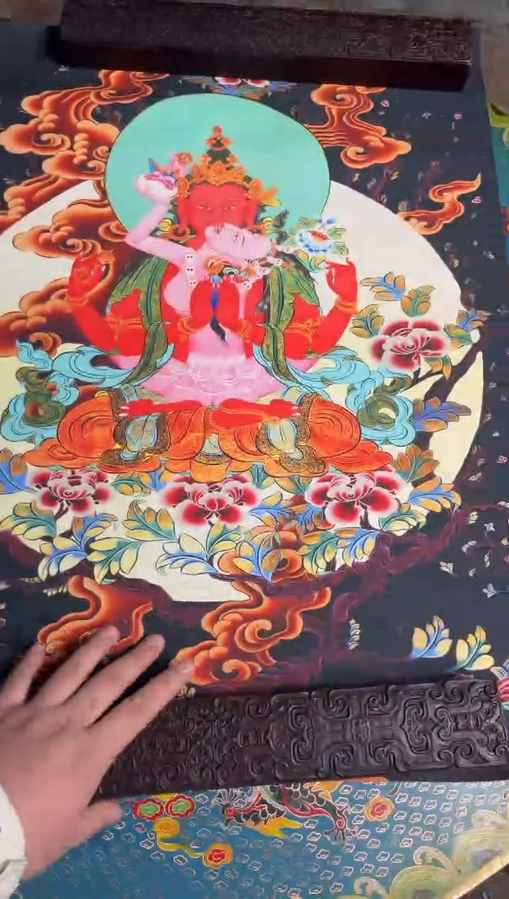 卷轴画东东唐卡tk16