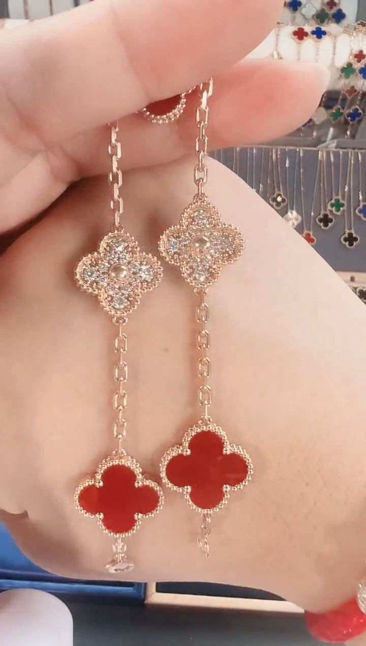 【闪购商品】钻石手链18K金镶嵌18k红间钻手链