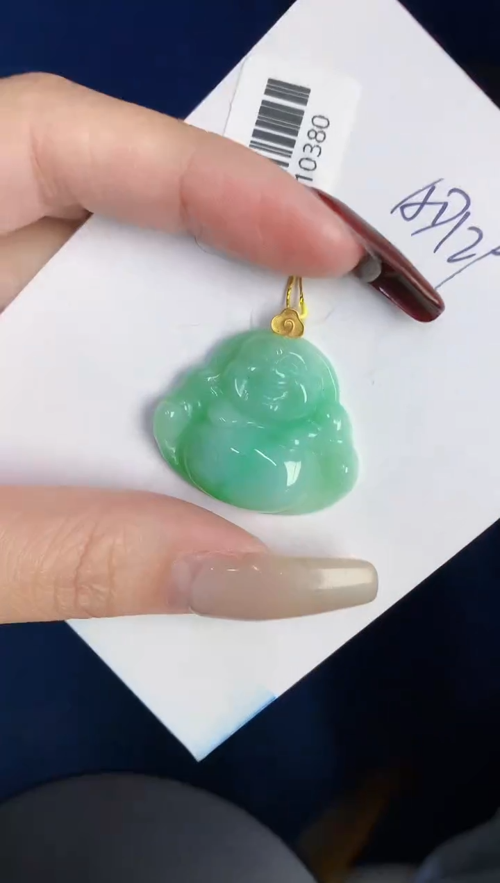 【闪购商品】翡翠颈饰18K金镶嵌0000000000