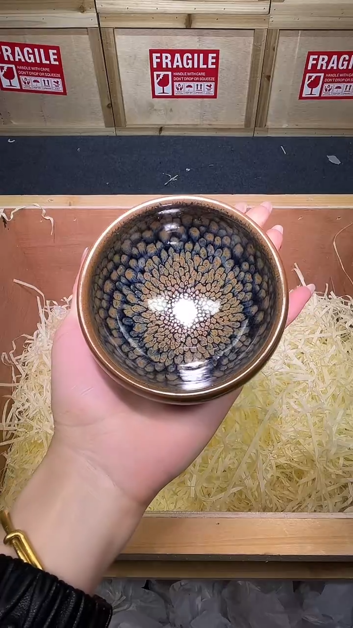 茶盏茶盏主人杯绿鹧鸪钵