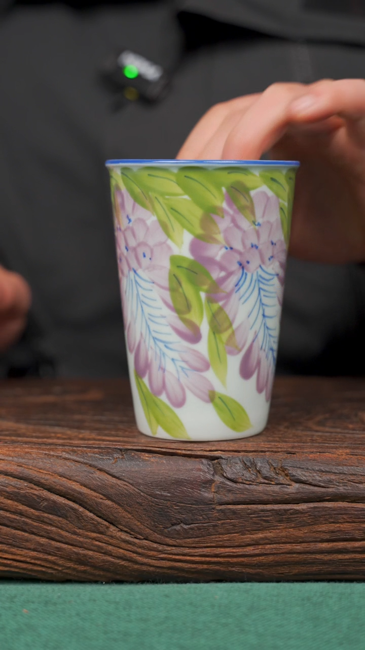 【闪购商品】瓷片38景德镇杯釉下手工手绘瓷器