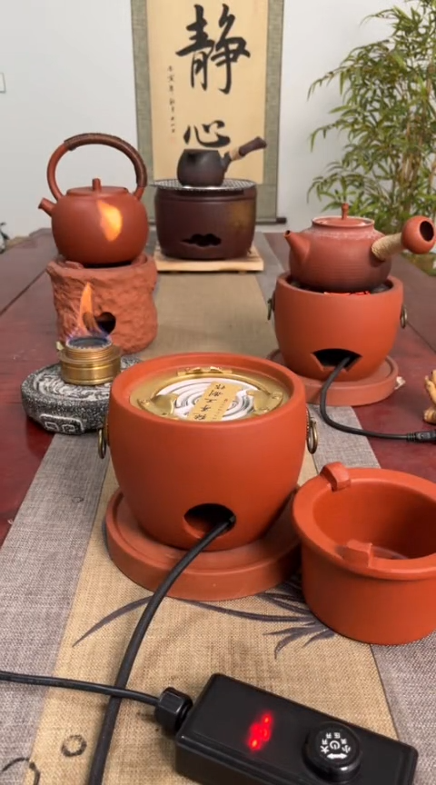 【闪购商品】陶圆口炉＋电炉丝（送炉垫）
