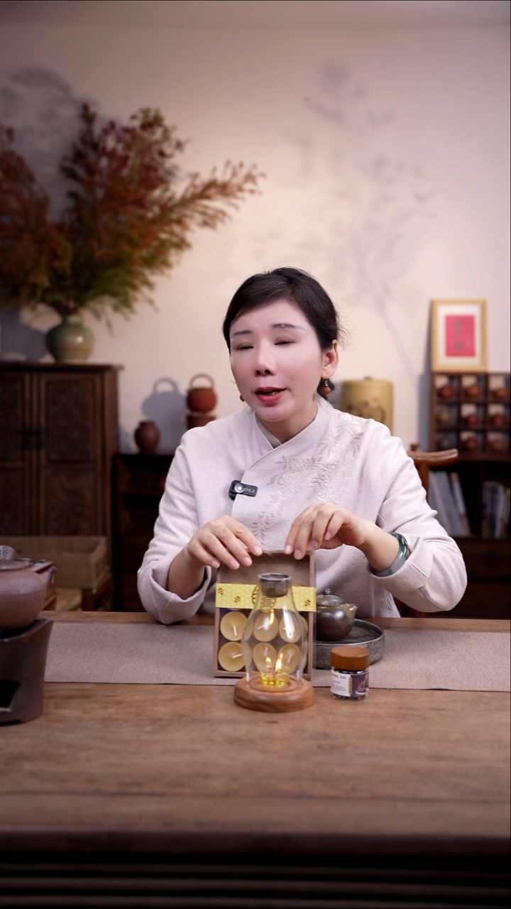 茶壶紫砂沉香配香薰灯+一版蜡烛